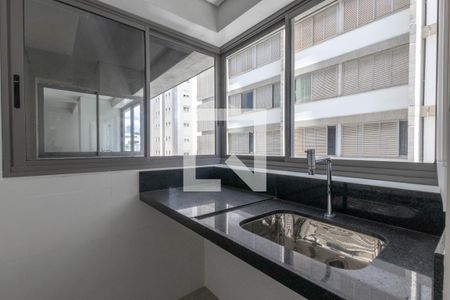 Área de Serviço de apartamento à venda com 2 quartos, 80m² em Funcionários, Belo Horizonte