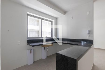 Cozinha de apartamento à venda com 2 quartos, 80m² em Funcionários, Belo Horizonte