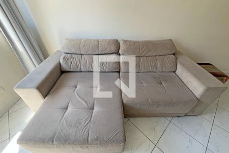 Detalhe Sala de apartamento para alugar com 2 quartos, 85m² em Campo Grande, Santos