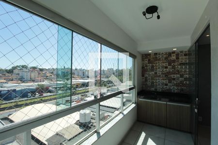 Varanda da Sala de apartamento para alugar com 2 quartos, 64m² em Paquetá, Belo Horizonte