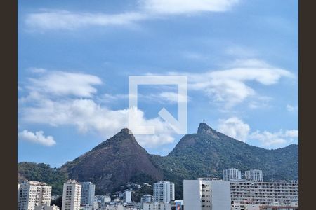 Vista da sala de apartamento à venda com 4 quartos, 114m² em Laranjeiras, Rio de Janeiro