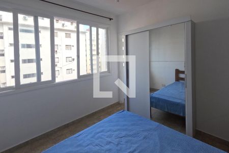 Quarto 1 de apartamento para alugar com 1 quarto, 36m² em Aparecida, Santos