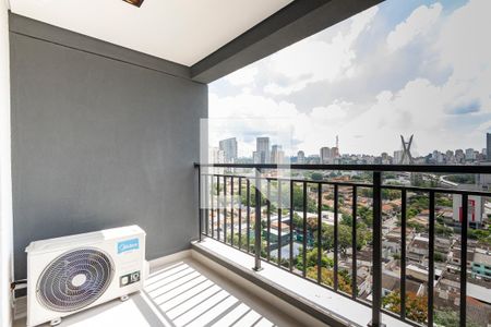 Varanda de kitnet/studio à venda com 1 quarto, 33m² em Vila Cordeiro, São Paulo