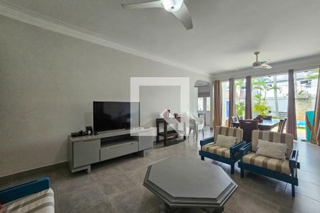 Sala de casa para alugar com 3 quartos, 200m² em Balneario Cidade Atlantica, Guarujá