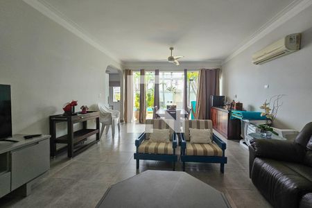 Sala de casa para alugar com 3 quartos, 200m² em Balneario Cidade Atlantica, Guarujá