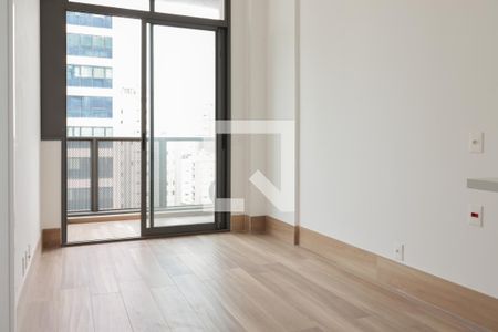 Sala de apartamento para alugar com 1 quarto, 34m² em Indianópolis, São Paulo