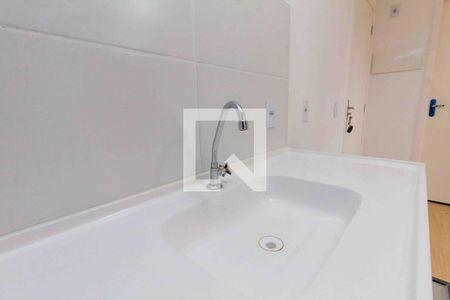 Sala, Cozinha e Área de Serviço de apartamento à venda com 2 quartos, 35m² em Chácara Seis de Outubro, São Paulo