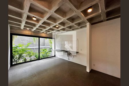 Sala/Cozinha de apartamento à venda com 1 quarto, 47m² em Cidade Monções, São Paulo