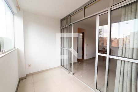 Varanda da Sala de apartamento à venda com 3 quartos, 108m² em Maria Virgínia, Belo Horizonte