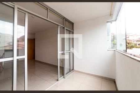 Varanda da Sala de apartamento à venda com 3 quartos, 108m² em Maria Virgínia, Belo Horizonte