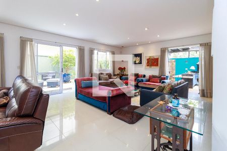 Sala de casa de condomínio à venda com 4 quartos, 447m² em Brooklin, São Paulo