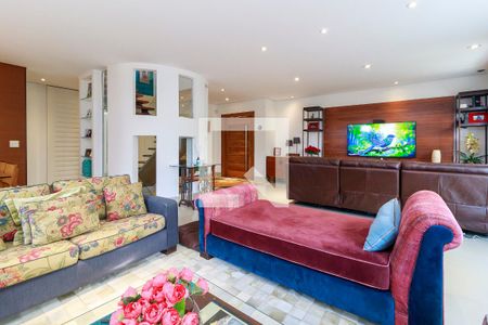 Sala de casa de condomínio à venda com 4 quartos, 447m² em Brooklin, São Paulo