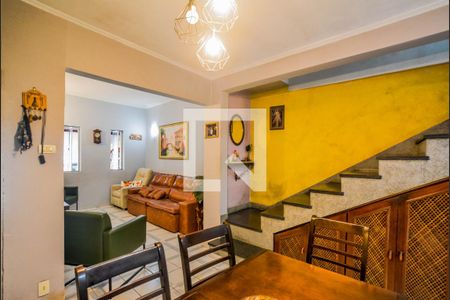 Sala de Jantar de casa à venda com 3 quartos, 166m² em Parque Industriario, Santo André