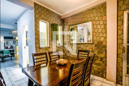 Sala de Jantar de casa à venda com 3 quartos, 166m² em Parque Industriario, Santo André