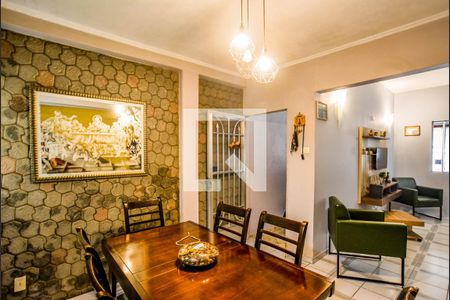 Sala de Jantar de casa à venda com 3 quartos, 166m² em Parque Industriario, Santo André