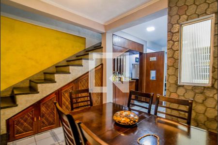 Sala de Jantar de casa à venda com 3 quartos, 166m² em Parque Industriario, Santo André