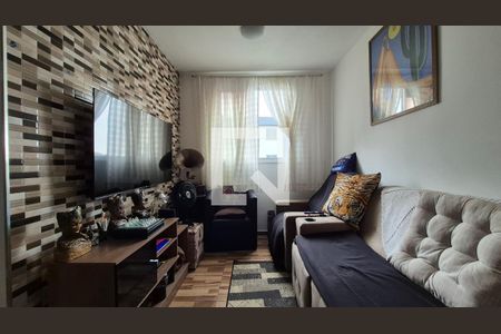 Sala  de apartamento à venda com 2 quartos, 50m² em Vila Bela Vista, Santo André