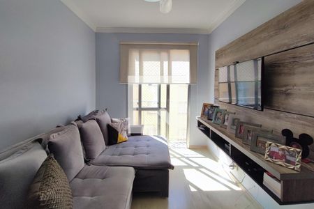 Sala de apartamento à venda com 3 quartos, 78m² em Jardim dos Oliveiras, Campinas