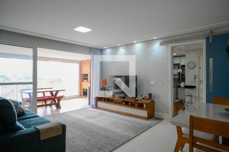 Sala de apartamento à venda com 4 quartos, 137m² em Vila Gumercindo, São Paulo