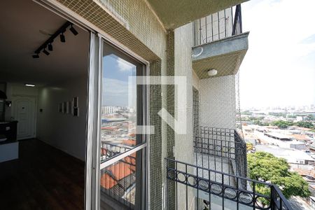 Varanda da Sala de apartamento à venda com 3 quartos, 75m² em Vila Alpina, São Paulo
