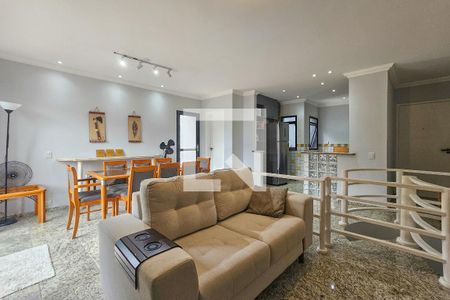 Sala de apartamento para alugar com 3 quartos, 207m² em Jardim Tejereba, Guarujá