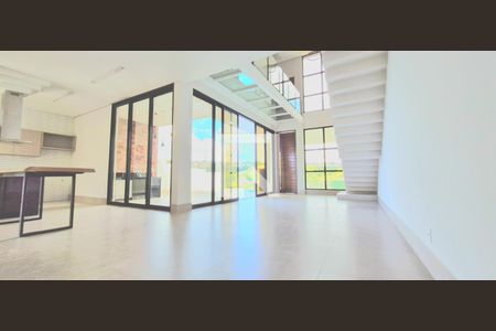 Sala de casa de condomínio à venda com 4 quartos, 384m² em Alphaville Vespasiano, Vespasiano