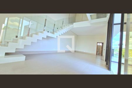 Sala de casa de condomínio à venda com 4 quartos, 384m² em Alphaville Vespasiano, Vespasiano