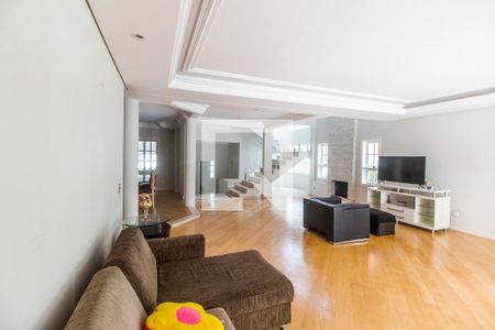 Detalhe Sala de casa de condomínio à venda com 4 quartos, 560m² em Residencial Zero (tambore), Santana de Parnaíba