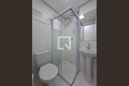 Banheiro de kitnet/studio à venda com 1 quarto, 24m² em Jardim São Paulo, São Paulo