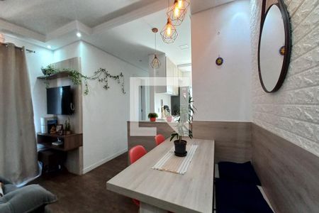 Sala de Jantar de apartamento à venda com 2 quartos, 48m² em Jardim Samambaia, Campinas