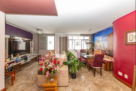 Sala de apartamento à venda com 3 quartos, 180m² em Monsenhor Messias, Belo Horizonte