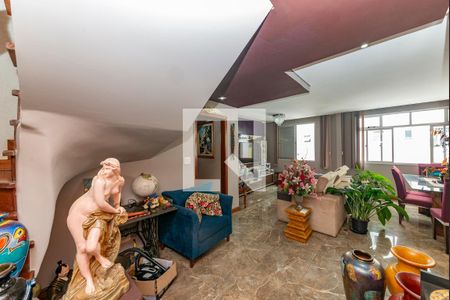 Sala de apartamento à venda com 3 quartos, 180m² em Monsenhor Messias, Belo Horizonte