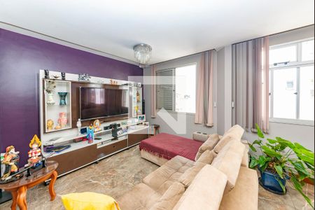 Sala de apartamento à venda com 3 quartos, 180m² em Monsenhor Messias, Belo Horizonte