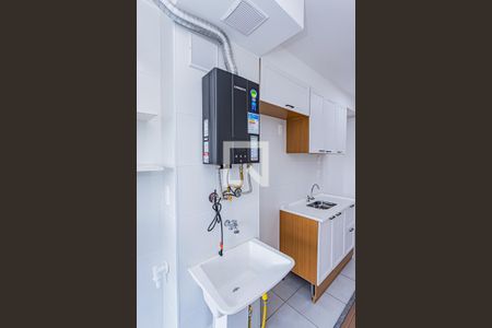 Sala/Cozinha de apartamento à venda com 2 quartos, 41m² em Vila Marina, São Paulo