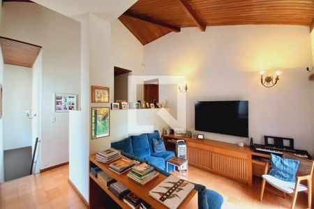 Sala de TV de casa de condomínio à venda com 4 quartos, 363m² em Jardim das Palmeiras, Campinas