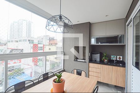Varanda gourmet de apartamento à venda com 3 quartos, 79m² em Vila Marlene, São Bernardo do Campo