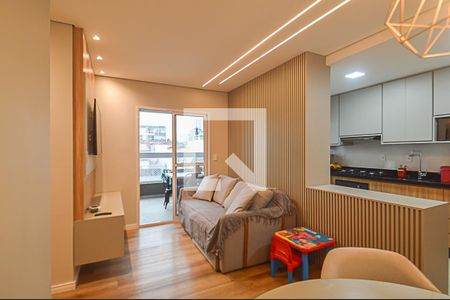 Sala de apartamento à venda com 3 quartos, 79m² em Vila Marlene, São Bernardo do Campo