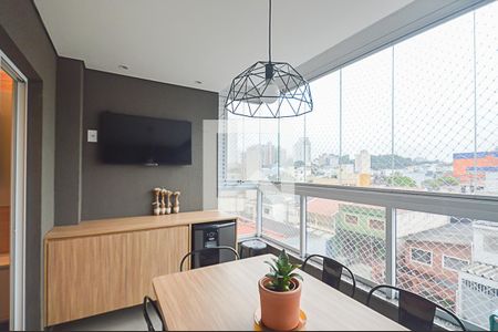 Varanda gourmet de apartamento à venda com 3 quartos, 79m² em Vila Marlene, São Bernardo do Campo
