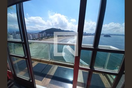 Varanda da Sala de apartamento para alugar com 3 quartos, 170m² em Ilha Porchat, São Vicente