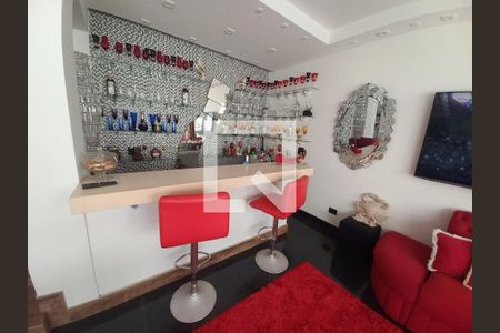 Sala de apartamento para alugar com 3 quartos, 170m² em Ilha Porchat, São Vicente