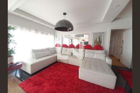 Sala de apartamento para alugar com 3 quartos, 170m² em Ilha Porchat, São Vicente