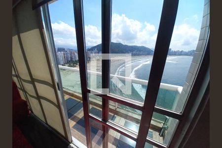 Varanda da Sala de apartamento para alugar com 3 quartos, 170m² em Ilha Porchat, São Vicente