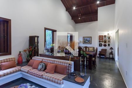 sala de casa de condomínio à venda com 4 quartos, 2600m² em Retiro do Chale, Brumadinho