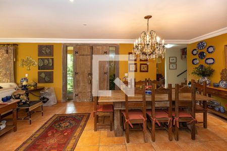 Sala de jantar de casa de condomínio à venda com 4 quartos, 1000m² em Vale do Sol, Nova Lima