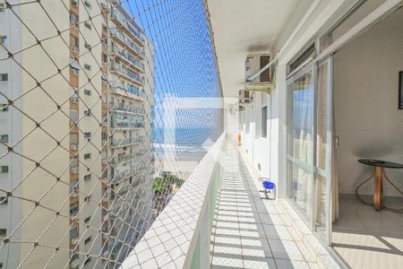 Varanda de apartamento para alugar com 4 quartos, 161m² em Vila Maia, Guarujá