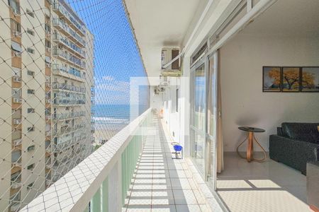 Varanda de apartamento para alugar com 4 quartos, 161m² em Vila Maia, Guarujá