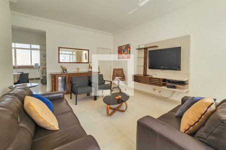 Sala de apartamento para alugar com 4 quartos, 161m² em Vila Maia, Guarujá