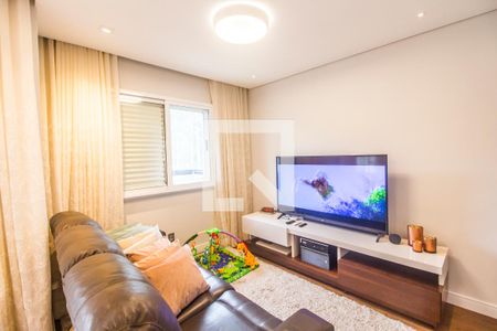 Sala de TV de apartamento à venda com 2 quartos, 101m² em Residencial Zero (tambore), Santana de Parnaíba