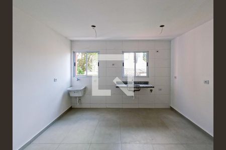 Sala/Cozinha de apartamento à venda com 2 quartos, 37m² em Vila Pereira Cerca, São Paulo
