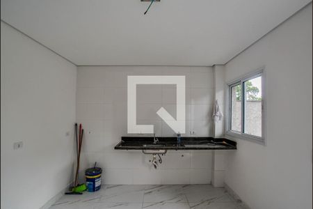 Sala/Cozinha de apartamento à venda com 2 quartos, 71m² em Jardim Utinga, Santo André